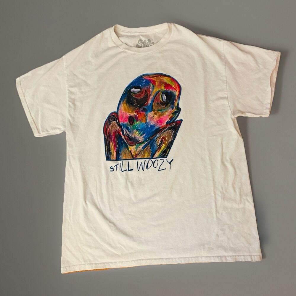 Still Woozy Graphic T-Shirt - L, Official Loveseat Tour Merch, Indie Pop, Rare!